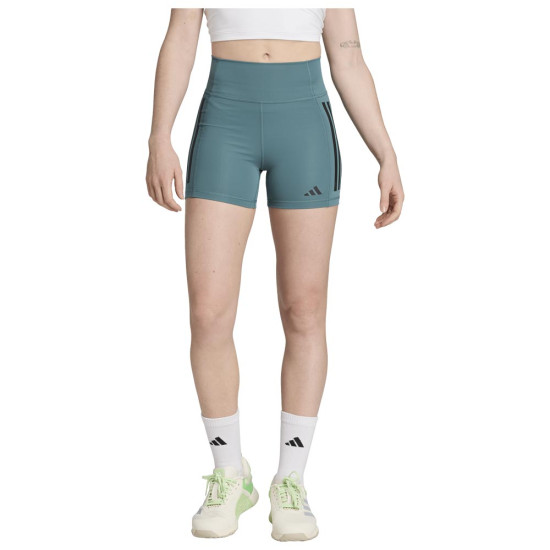 Adidas Γυναικείο σορτς-κολάν Optime 3-Stripes 1/4 Short Leggings